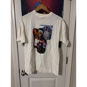 Vintage Beyerdynamic Audio Promo Graphic T-Shirt White Mens Large 90s Music Tee